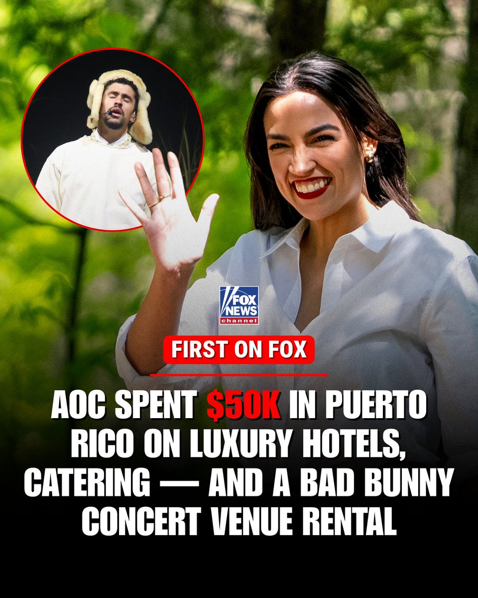 AOC’s $50,000 Puerto Rico Luxury Spending Exposed: Ice Cream, Resorts and Contradictions
