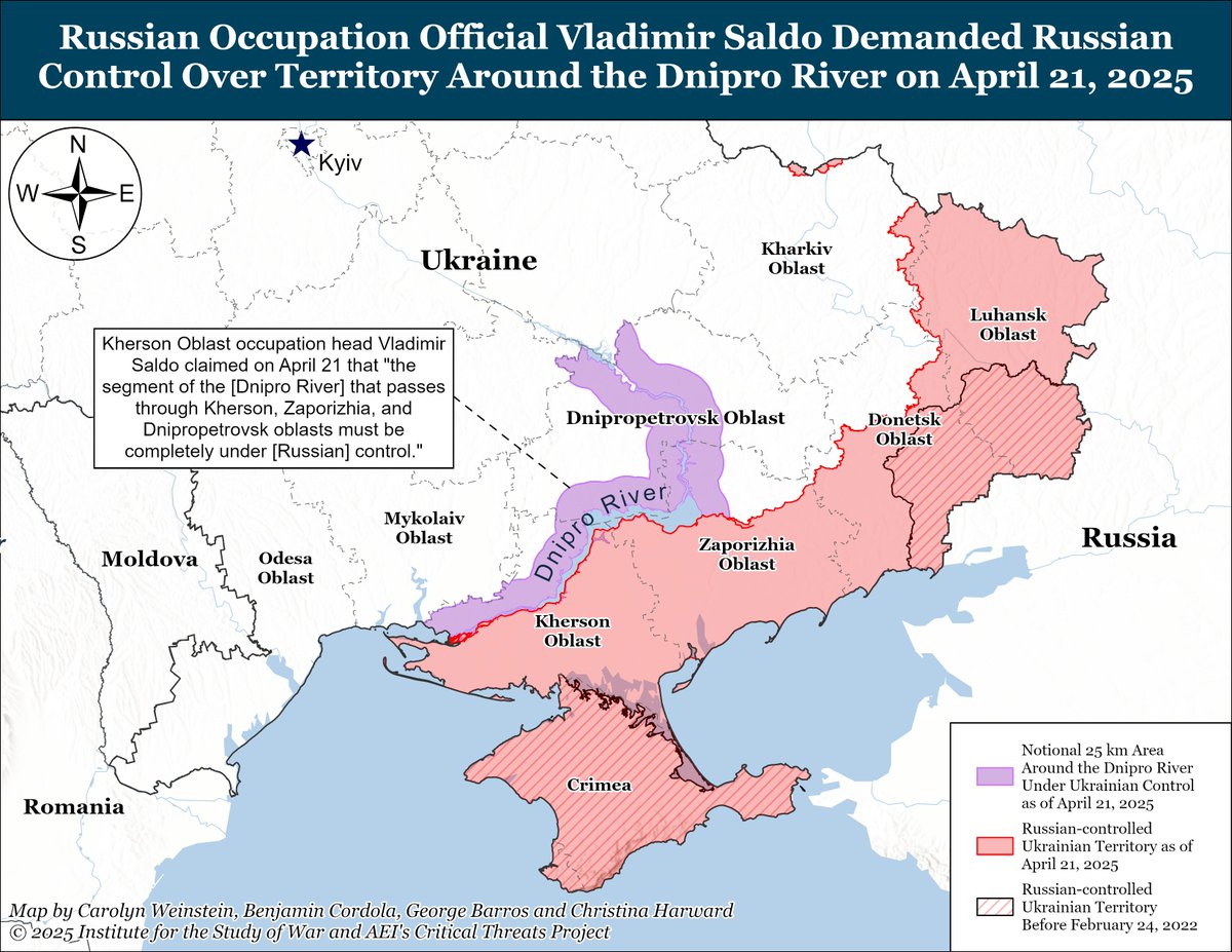 Russia Claims Liberation of Andreevka in Dnepropetrovsk Region