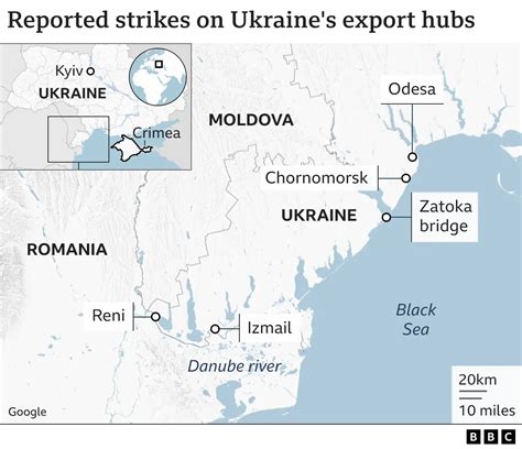 Russia Strikes Target Ukrainian Supply Lines in Yuzhny Port