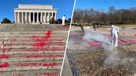 Pink Spray Paint and Bubbles Target WWII Memorial in Shocking Vandalism
